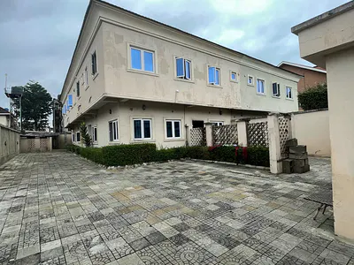 3 Bedroom Semi Detached House with One Room BQ Each — Bunmi Olowude Street, Behind Pinnacle Filling Station, Marwa., Lekki Phase 1, Lekki, Lagos