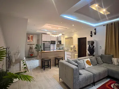 Luxury 2 Bedroom Furnished Flat with Excellent Facilities — Vintage Heights, Ikate, Lekki, Lagos