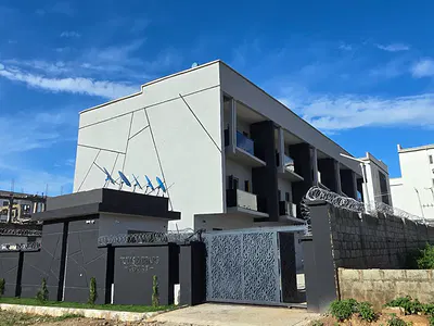 4 Bedroom Semi Finished Terrace Duplex with a Room BQ — Wuye, Abuja