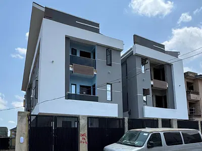 Newly Big 2 Bedroom Flat + Amenites — @ Sawmill Area, Gbagada, Lagos, Gbagada, Lagos