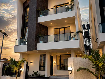 5 Bedroom Detached Duplex with Spacious Compound — Orchid Road, Lekki, Lagos