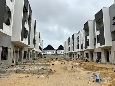 4 Bedroom Terraced Duplex with BQ — Behind Pinnock Beach Estate, Osapa, Lekki, Lagos