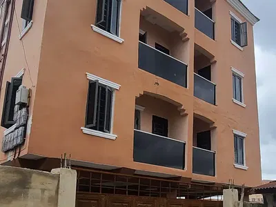 New 1 Bedroom Flat with Balconies, Personal Prepaid — Off Lawanson Bus-Stop, Surulere, Lagos