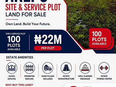 100 Plot of Land at Arepo — Berger, Arepo, Ogun, Berger, Arepo, Ogun