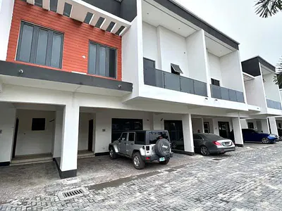 Unfurnished 4 Bedroom Terraced Duplex Plus Pool and Gym — Lekki, Lagos