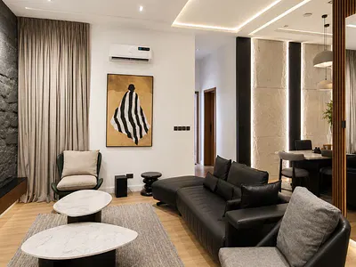 Brand New 2 Bedroom Apartment with Balconies, Swimming Pool — Lekki, Lagos