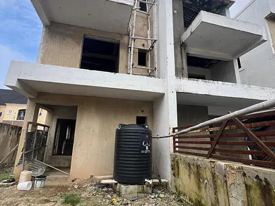 4-Bedroom Carcass Duplex with BQ — Guzape District, Abuja