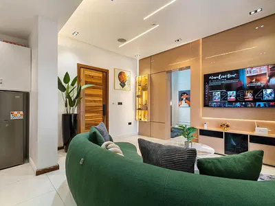 Brand New 2 Bedroom Smart Apartment with Balconies, Swimming Pool — Lekki, Lagos