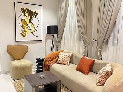 1 Bedroom Luxury Furnished Apartment with Pool and Gym — Monada Apartments, Covenant Way, No 1 Akinyemi Omoyeni Street, Ikate, Lekki, Lagos