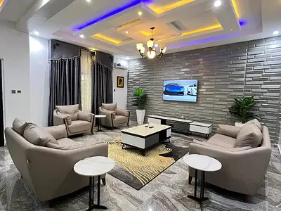 Brand New 3 Bedroom Smart Apartment with Balconies, Swimming Pool — Lekki, Lagos
