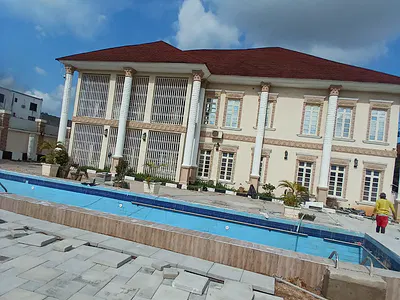 Well Built 8 Bedroom Fully Detached Mansion with Swimming Pool — Katampe Extention Diplomatic Zone, Katampe Extension, Katampe, Abuja