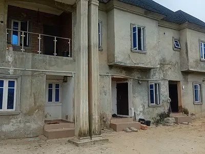 A Room Self-Contained Upstairs Shared Kitchen — Divine Estate Desa After Shapati, Ibeju Lekki, Lagos