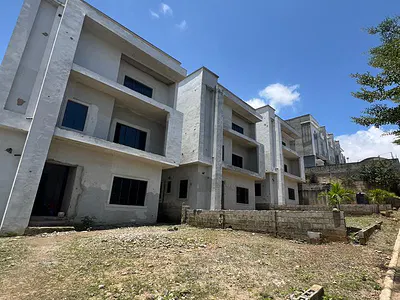 Semi-Finished 5 Bedroom Duplex with BQ — Guzape District, Abuja