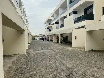 4 Bedroom Terraced House with Boys' Quarters — Off Admiralty Road, Lekki, Lagos