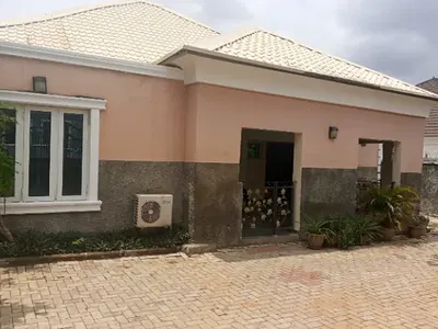 3 Bedrooms Fully Detached Bungalow with 2 Selfcontained Quest Charlet — In Estate After Godab Estate with Fully Tarred Access Road, Life Camp, Abuja