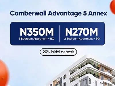 2bedroom Apartment — Camberwall Advantage 5 Annex, Lekki Phase 1, Lekki, Lagos