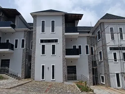 5 Bedroom Terraced Duplex with BQ — By Coza, Guzape District, Abuja
