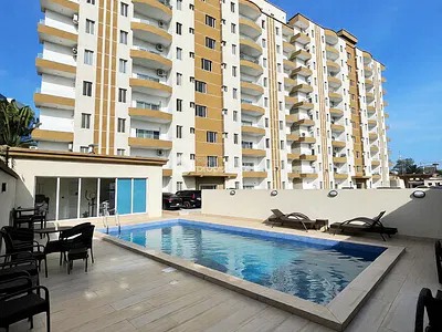 Beautifully Furnished 3 Bedroom Flat with BQ, Swimming Pool — Victoria Island (VI), Lagos