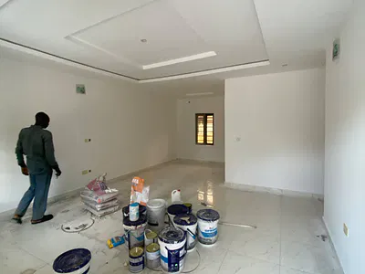 Brand New 3 Bedroom Bungalow with Self Commpound — In an Estate in LBS, Olokonla, Ajah, Lagos
