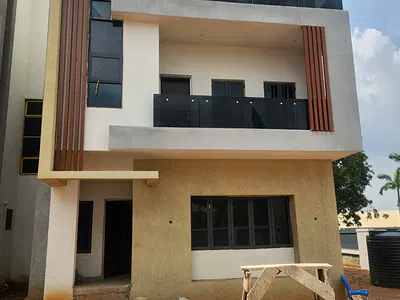 Brand New 90% Shell Finished 4 Bedroom Duplex with BQ, Corner Piece — Wuye, Abuja
