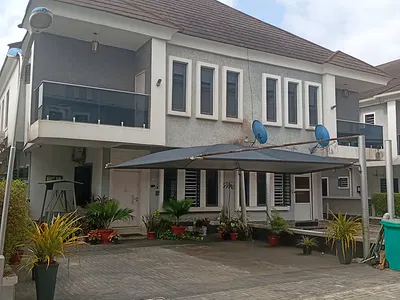 Luxury 4 Bedroom Semi Detached Duplex with a Room BQ — Orchid Road, Victoria Crest 3 Estate, Opposite Ocean Bay, Lekki, Lagos