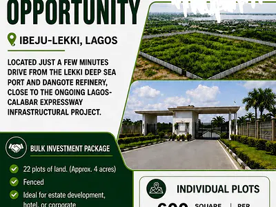 Affordable Dry Land — Dangote Refinery Rd, Ibeju Lekki, Lagos
