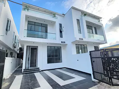 4 Bedroom Semi-Detached Duplex with BQ — Chevron, Lekki, Lagos