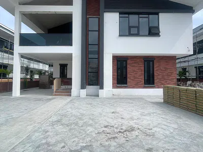 Uk Styled Fully Detached Duplex with a Back Open Terrace and 2 BQS — Ajah, Lagos