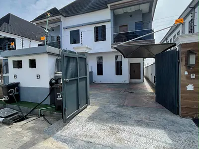 Distress Deal : 4 Bedroom Semi-Detached Duplex with BQ — Chevron, Lekki, Lagos