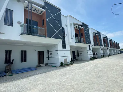 Brand New Contemporary 4 Bedrooms Terraced Duplex — Mobil Road, Ajah, Lagos