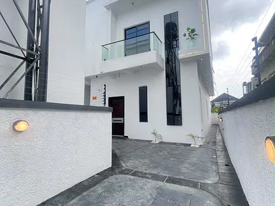4 Beds Fully Detached Duplex with Luxury Home Features, TV Console, BQ — Sangotedo, Ajah, Lagos