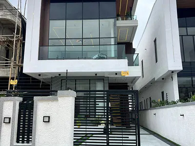 5 Bedroom Detached Duplex with Pool — Newly Built, Flood Free, Top Secured, En-Suite, BQ, Ajah, Lagos