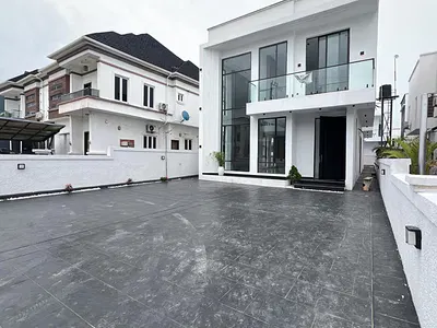 5 Bedroom Fully Detached Home with BQ & Pool — Lekki County, Ikota, Lekki, Lagos