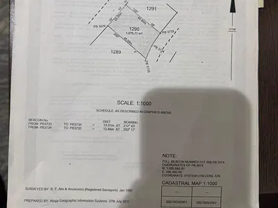 JV JV 1075SQM, Sharing 55/45, Cofo, RFD Premium 100M — Kado/Jahi (Fully Tarred Rd), Kado, Abuja