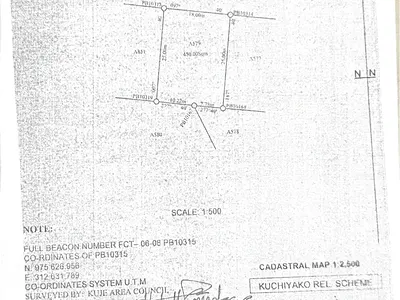 Twin Plots of Land — Behind the Centenary City, Kuje, Abuja