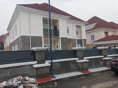 Tastefully Finished 5-Bedrooms with Security House. — Opp, Brekete Family Radio and Television, Kukwaba, Abuja