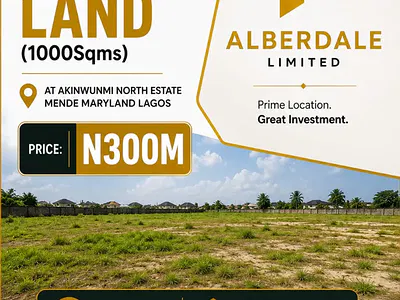 Residential Land Plot — Akinwunmi North Estate, Mende, Maryland, Lagos