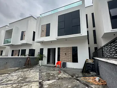 5 Bedroom Semi-Detached Duplex with BQ — Sangotedo, Ajah, Lagos