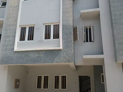 Superb 3 Bedrooms + BQ Terraced Duplex — By Banana Apartments, Alpha Beach, New-Road Bustop, Igbo Efon, Lekki, Lagos