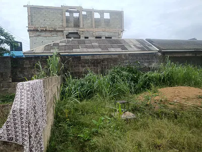 Almost Quarter Plot of Land in a Very Decent Area Under 33kva Light Ve — Main Road at Meiran Lagos, Meiran, Agege, Lagos