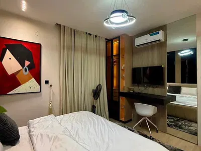 Tastefully Furnished 2 Bedrooms Apartment with Swimming Pool — Ikate, Lekki, Lagos