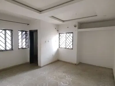Standard 3 Bedroom Flat with BQ, Along a Tarred Road — Wuye, Abuja