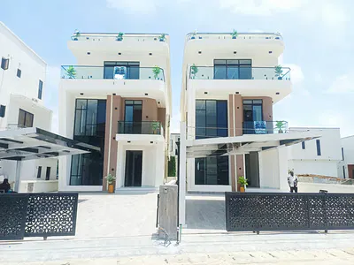 Contemporary 5 Bedroom Fully Detached Duplex with Swimming Pool & Cine — 2 Tollgate, Lekki Phase 2, Lekki, Lagos