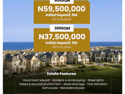 Residential Land with Golf-Inspired Community — Lagos Calabar Coastal Road, Ibeju Lekki, Lagos
