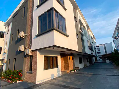 3 Bedroom Terraced Duplex with Boys Quarter — Orchid Road, Lekki, Lagos