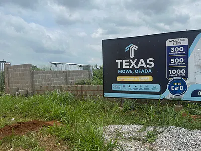Dry and Ready to Build Residential Plot in an Existing Gated Estate — Mowe Town, Ogun