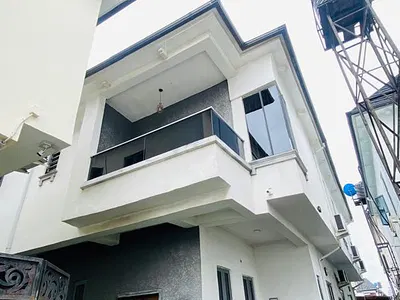 Furnished 4 Bedroom Semi Detached Duplex with BQ — Chevron, Lekki, Lagos