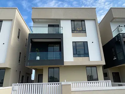 Perfectly Built, 5BDR Detached 2 Story Duplex + Masters Lounge + BQ — In a Well Gated and Beautiful Estate in, Osapa, Lekki, Lagos