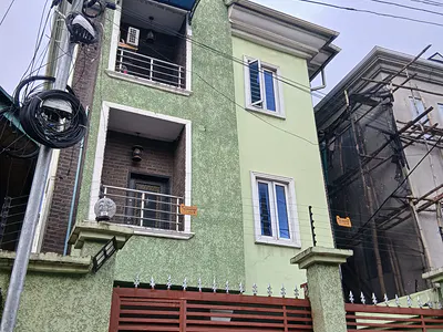 Tropical 2BR Bedroom Flat — Yaba, Lagos