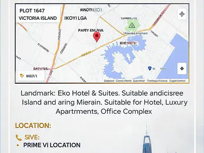 708SQM Mixed-Use Land — Eko Hotel & Suites, Victoria Island (VI), Lagos
